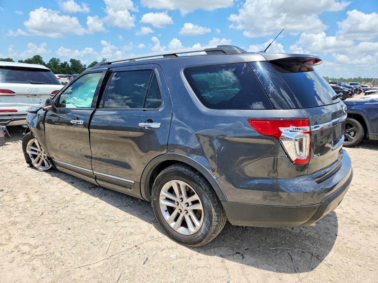 2015 Ford Explorer Xlt Gray vin: 1FM5K7D89FGB24756