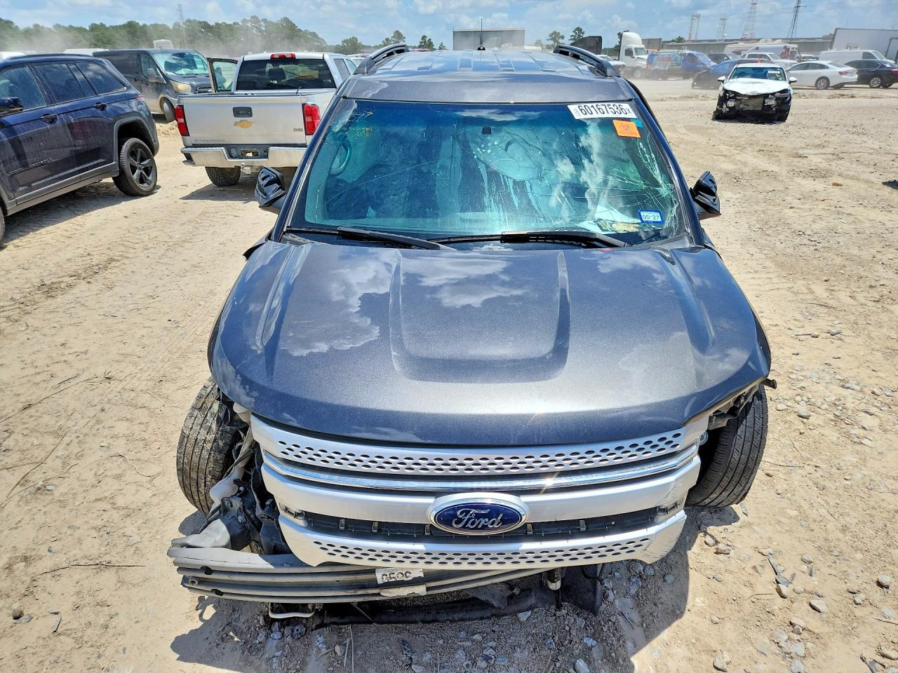 2015 Ford Explorer Xlt Gray vin: 1FM5K7D89FGB24756