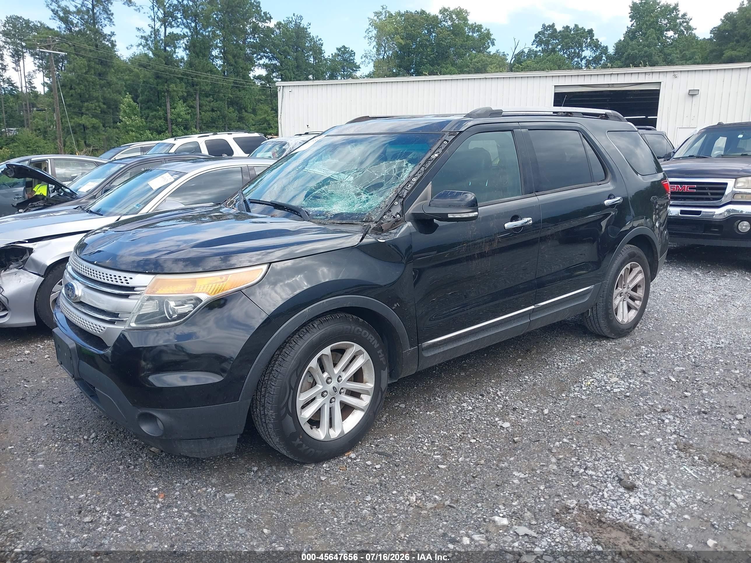 2015 Ford Explorer Xlt Black vin: 1FM5K7D89FGB95407