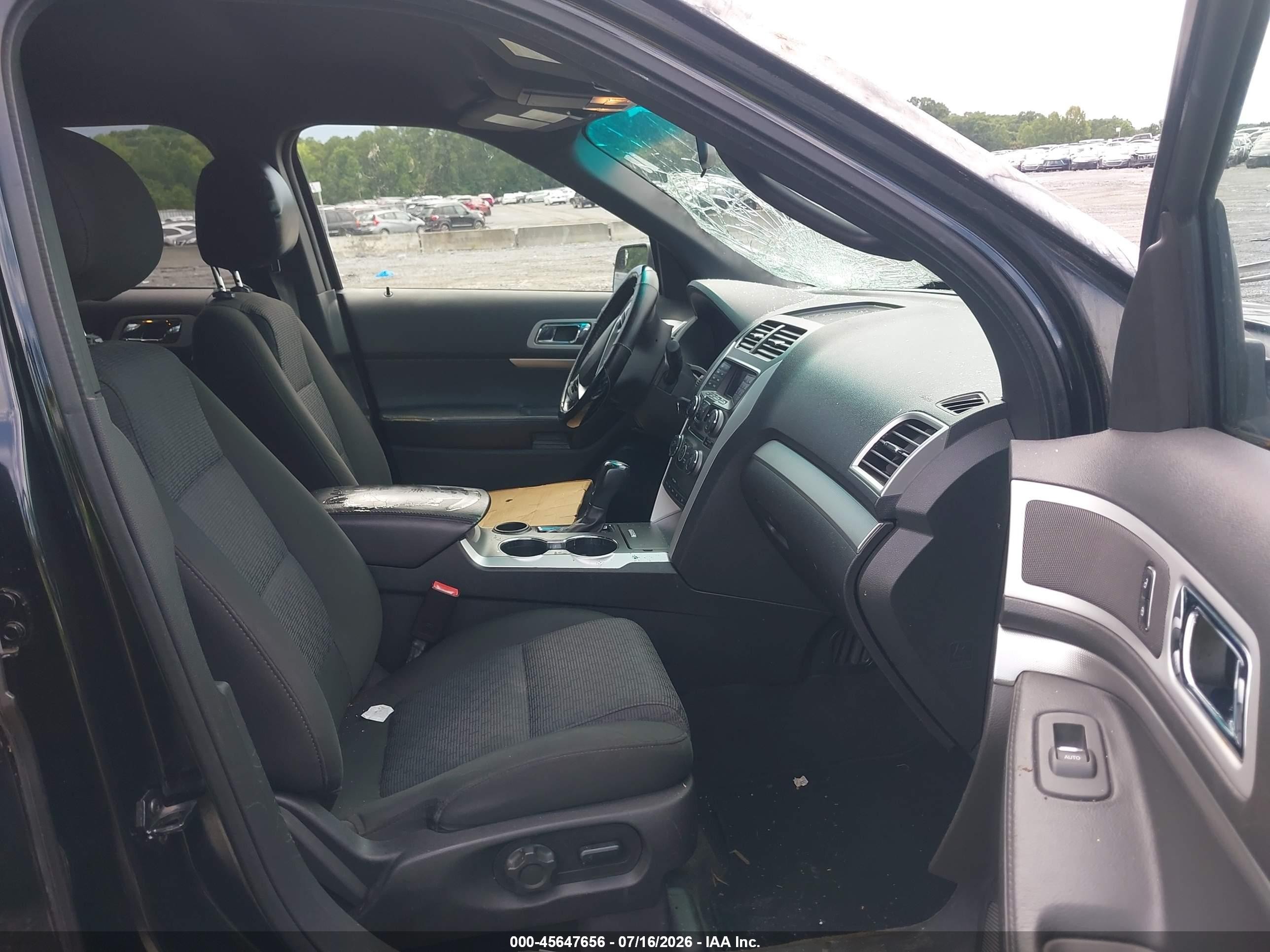 2015 Ford Explorer Xlt Black vin: 1FM5K7D89FGB95407