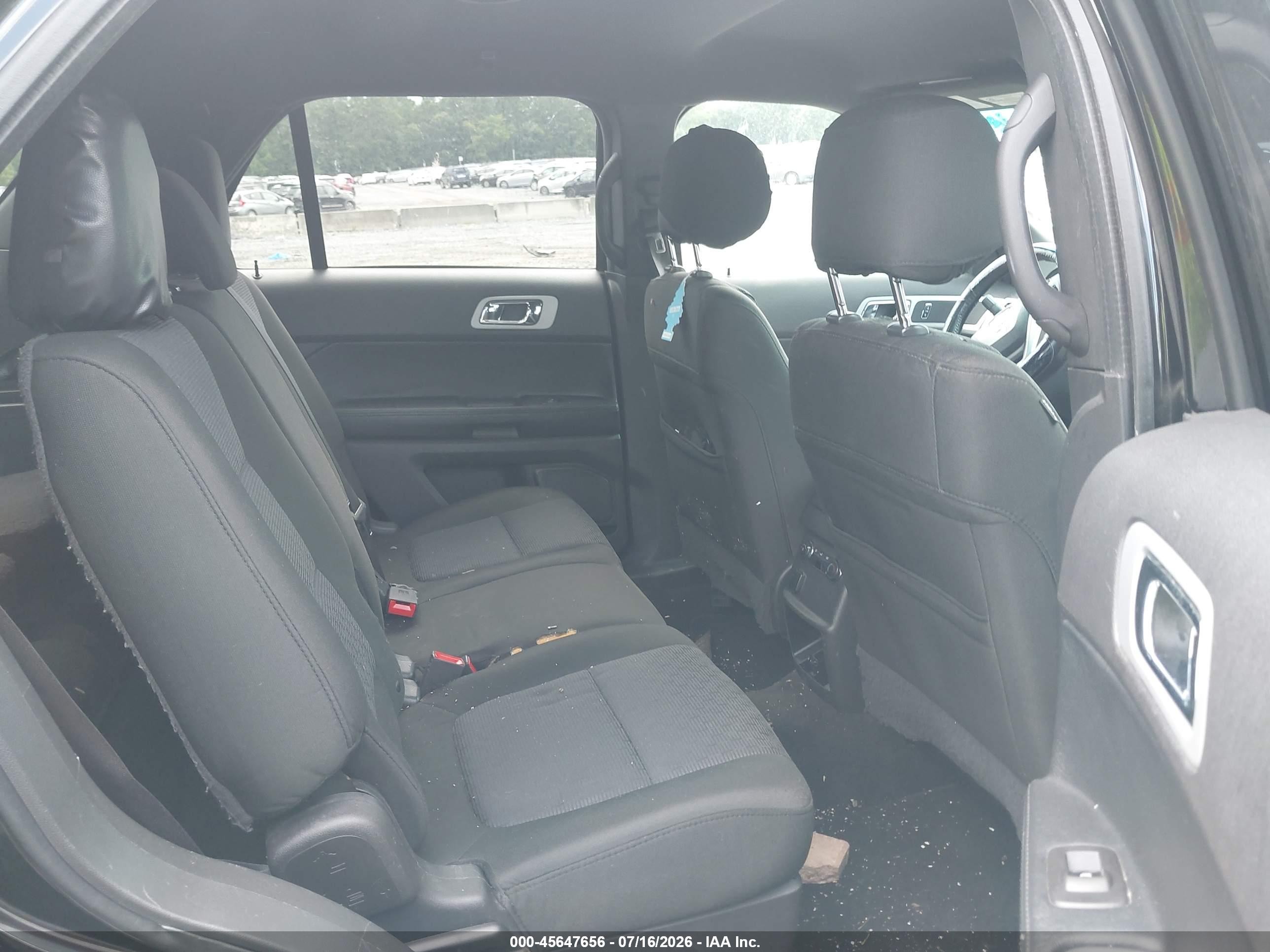 2015 Ford Explorer Xlt Black vin: 1FM5K7D89FGB95407