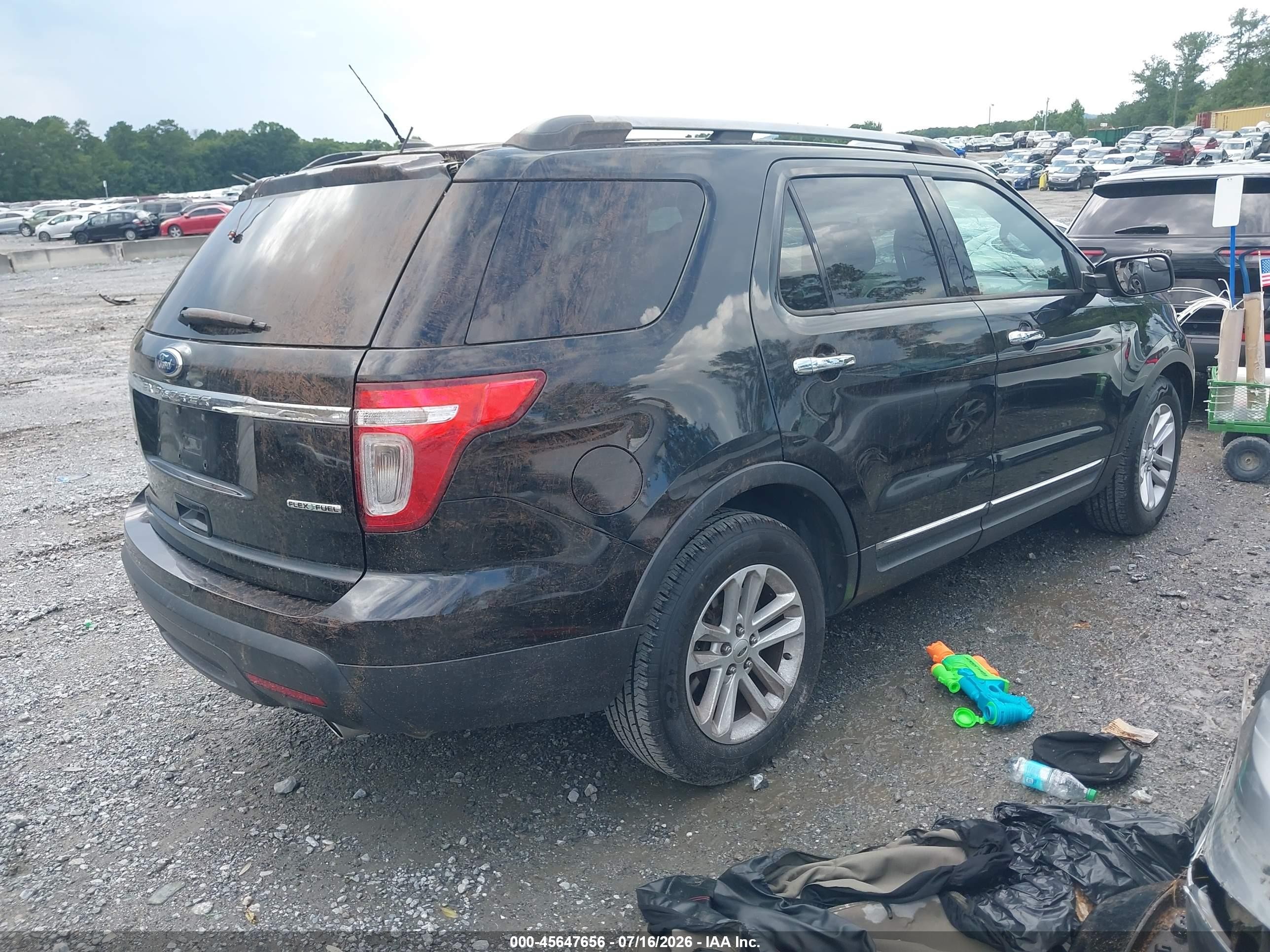 2015 Ford Explorer Xlt Black vin: 1FM5K7D89FGB95407