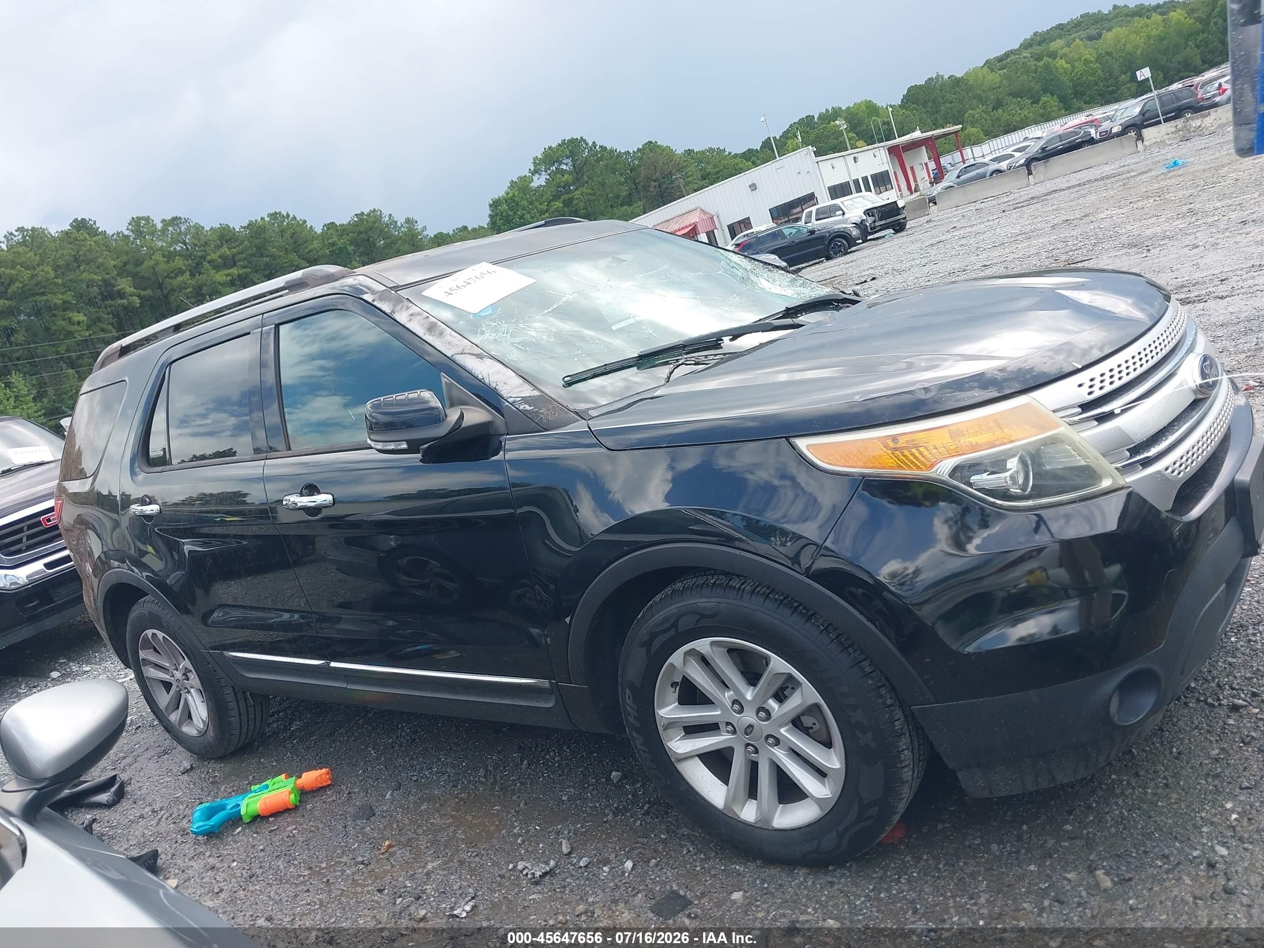 2015 Ford Explorer Xlt Black vin: 1FM5K7D89FGB95407