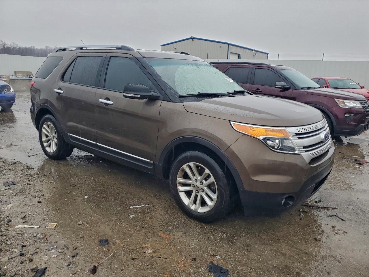 2015 Ford Explorer Xlt Maroon vin: 1FM5K7D89FGC02615