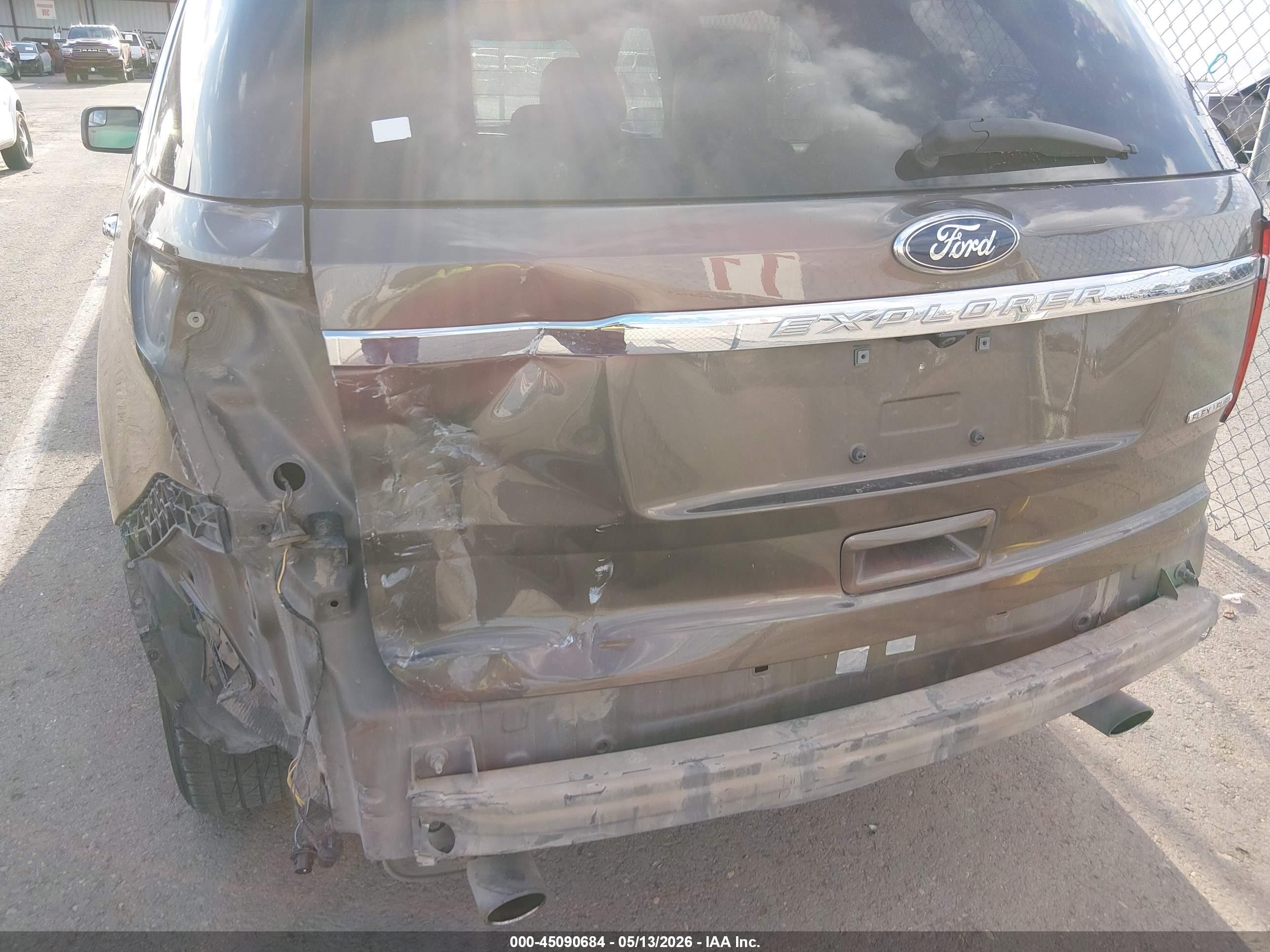 2015 Ford Explorer Xlt Dark Brown vin: 1FM5K7D89FGC04901