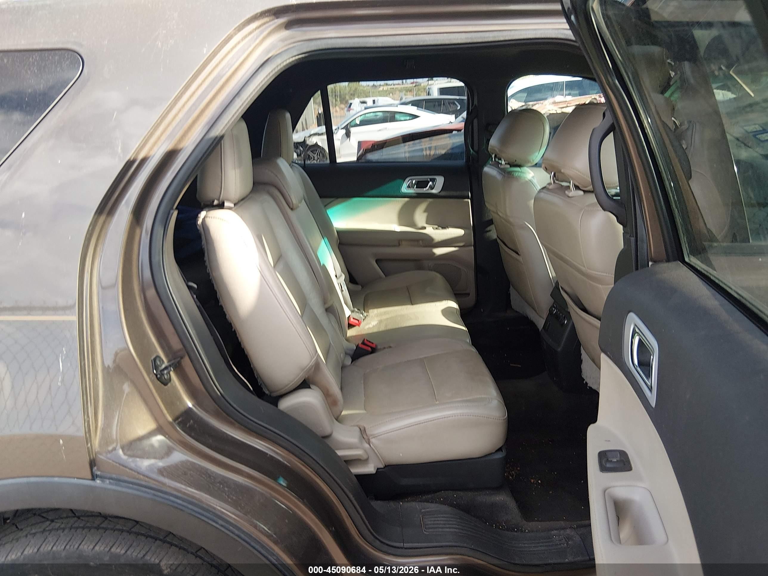 2015 Ford Explorer Xlt Dark Brown vin: 1FM5K7D89FGC04901