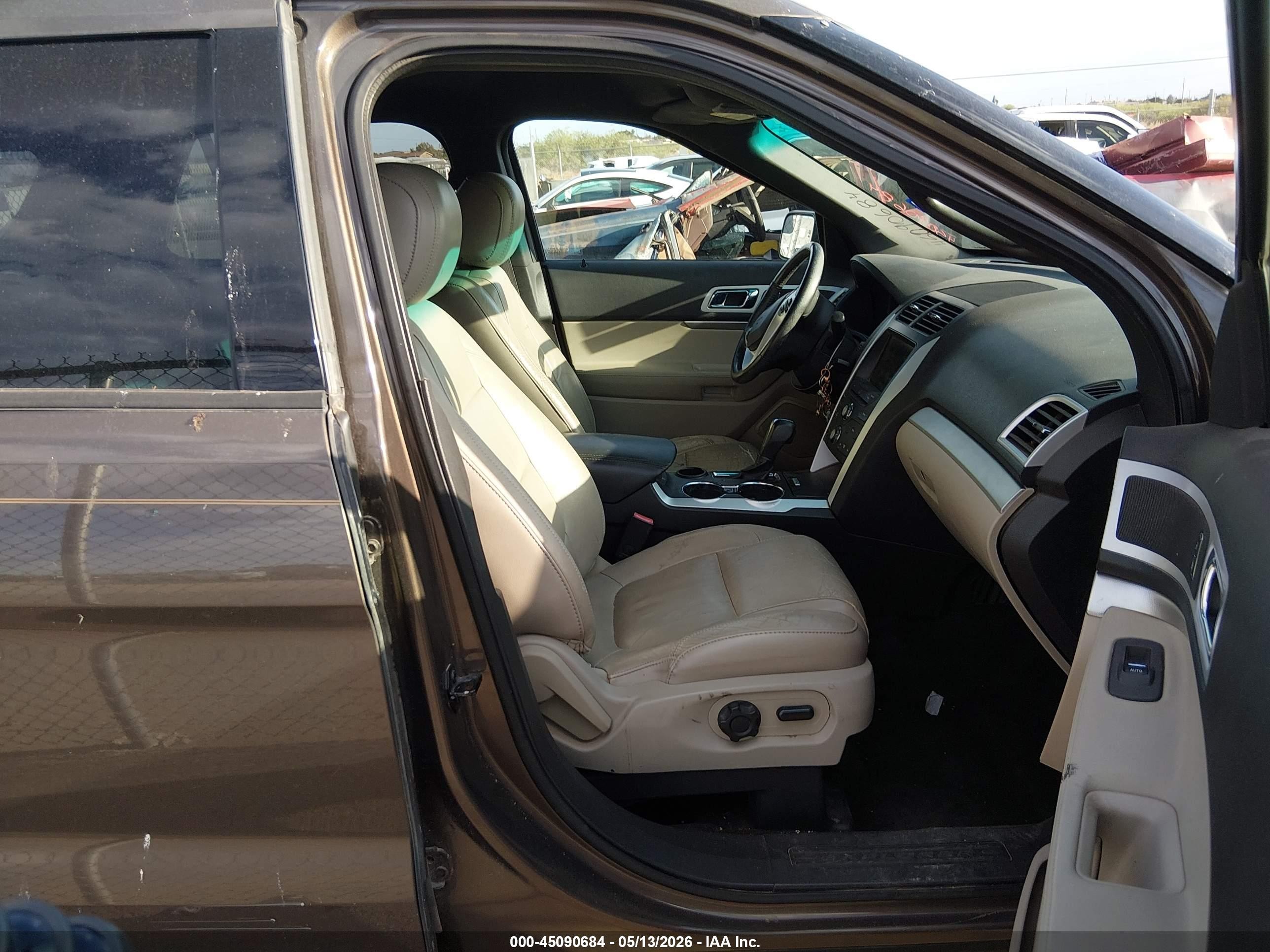 2015 Ford Explorer Xlt Dark Brown vin: 1FM5K7D89FGC04901