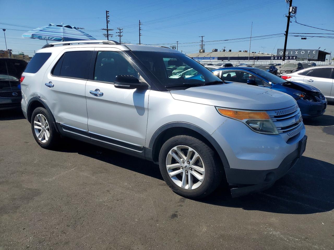 2015 Ford Explorer Xlt Silver vin: 1FM5K7D89FGC39986