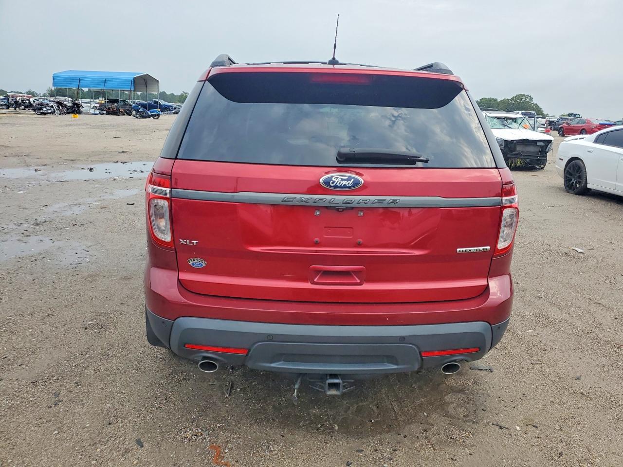 2015 Ford Explorer Xlt Red vin: 1FM5K7D89FGC58229