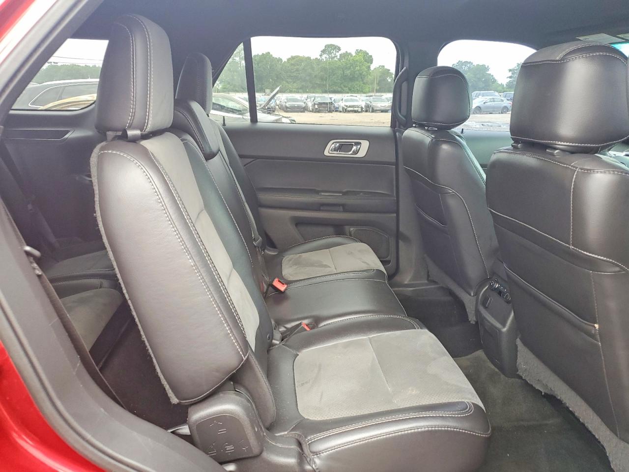 2015 Ford Explorer Xlt Red vin: 1FM5K7D89FGC58229