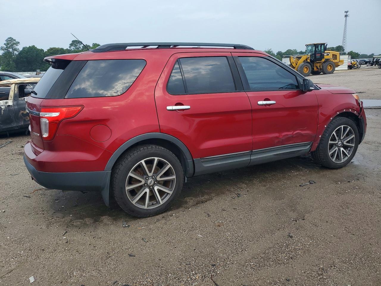 2015 Ford Explorer Xlt Red vin: 1FM5K7D89FGC58229