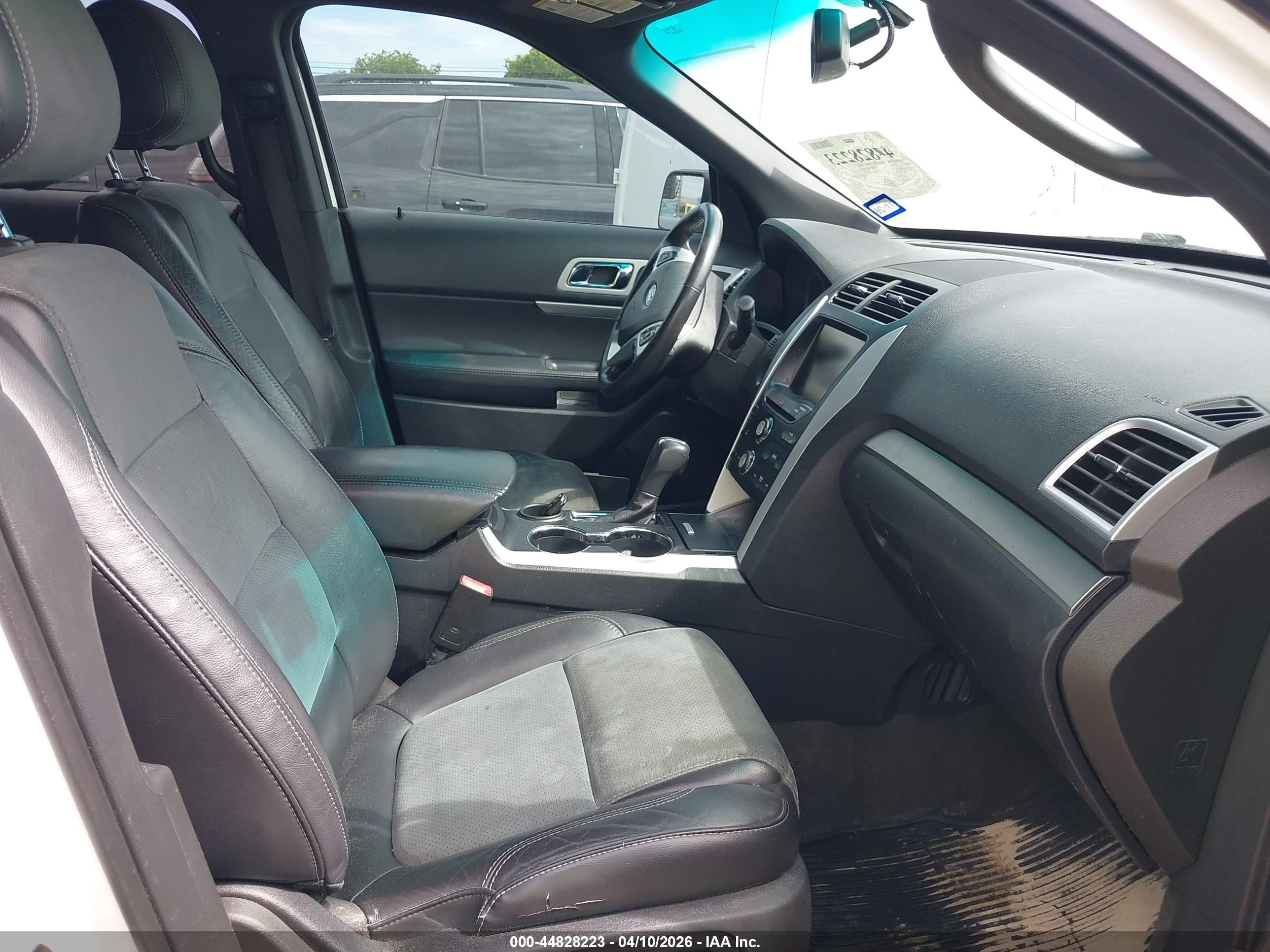 2015 Ford Explorer Xlt White vin: 1FM5K7D89FGC62569