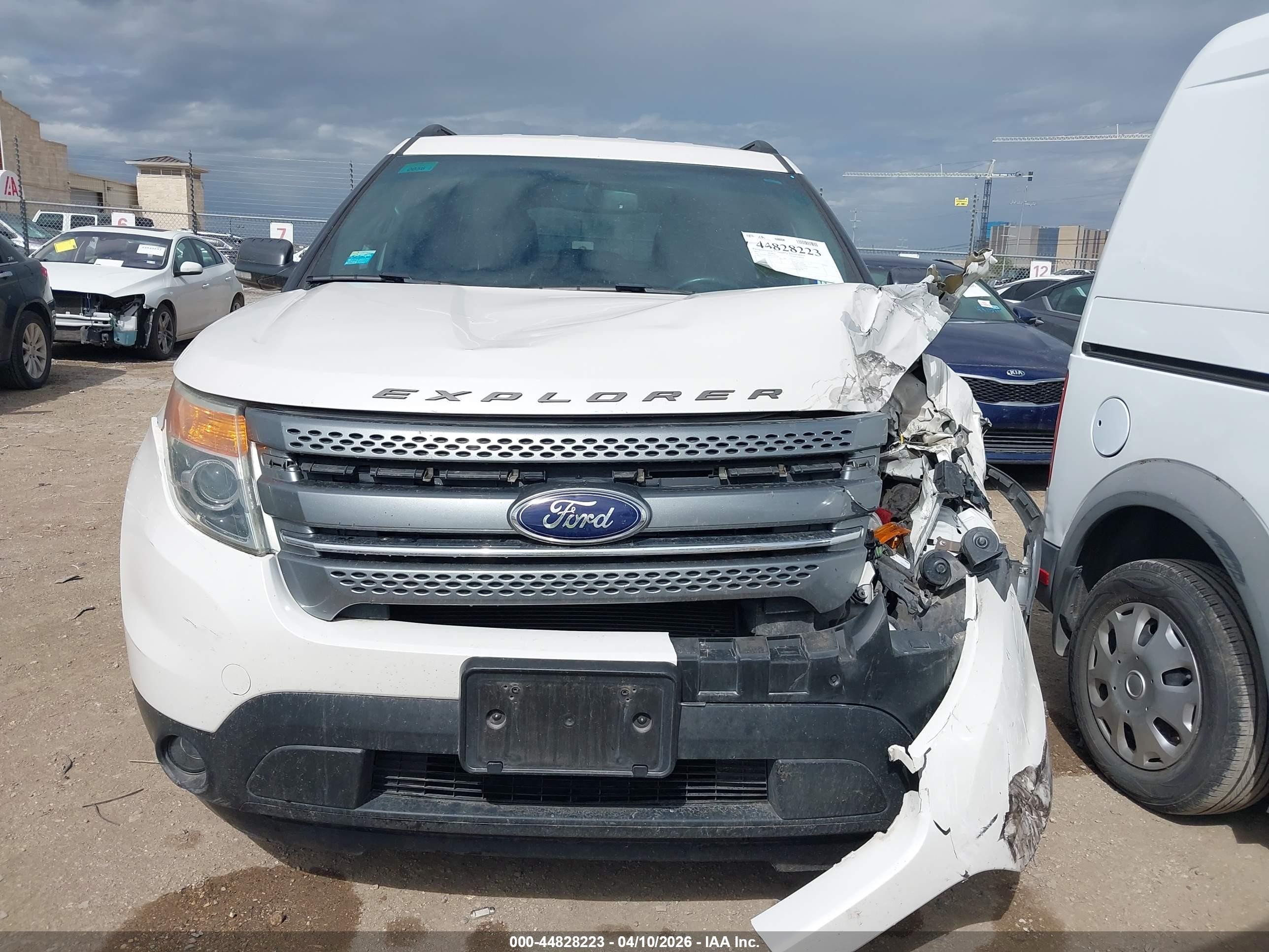 2015 Ford Explorer Xlt White vin: 1FM5K7D89FGC62569