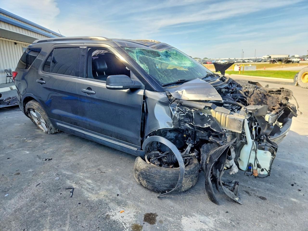 2019 Ford Explorer Xlt Gray vin: 1FM5K7D89KGA09360