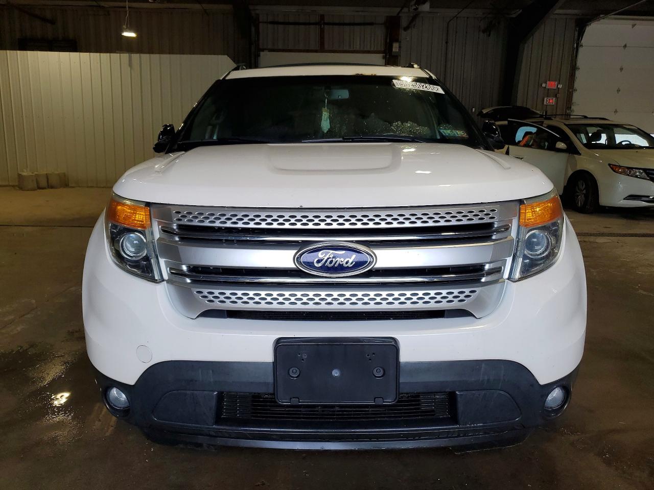 2013 Ford Explorer Xlt White vin: 1FM5K7D8XDGA29703