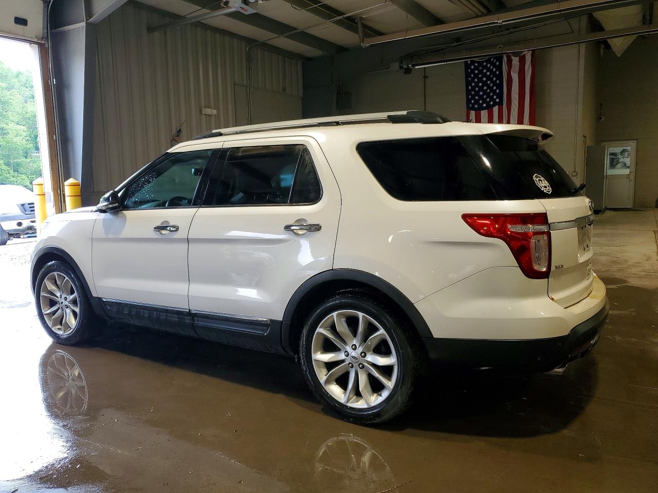 2013 Ford Explorer Xlt White vin: 1FM5K7D8XDGA29703