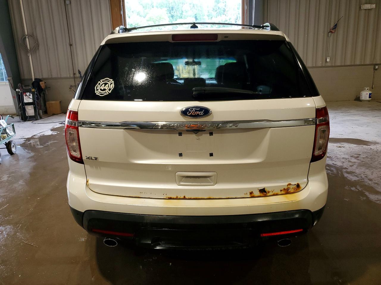 2013 Ford Explorer Xlt White vin: 1FM5K7D8XDGA29703