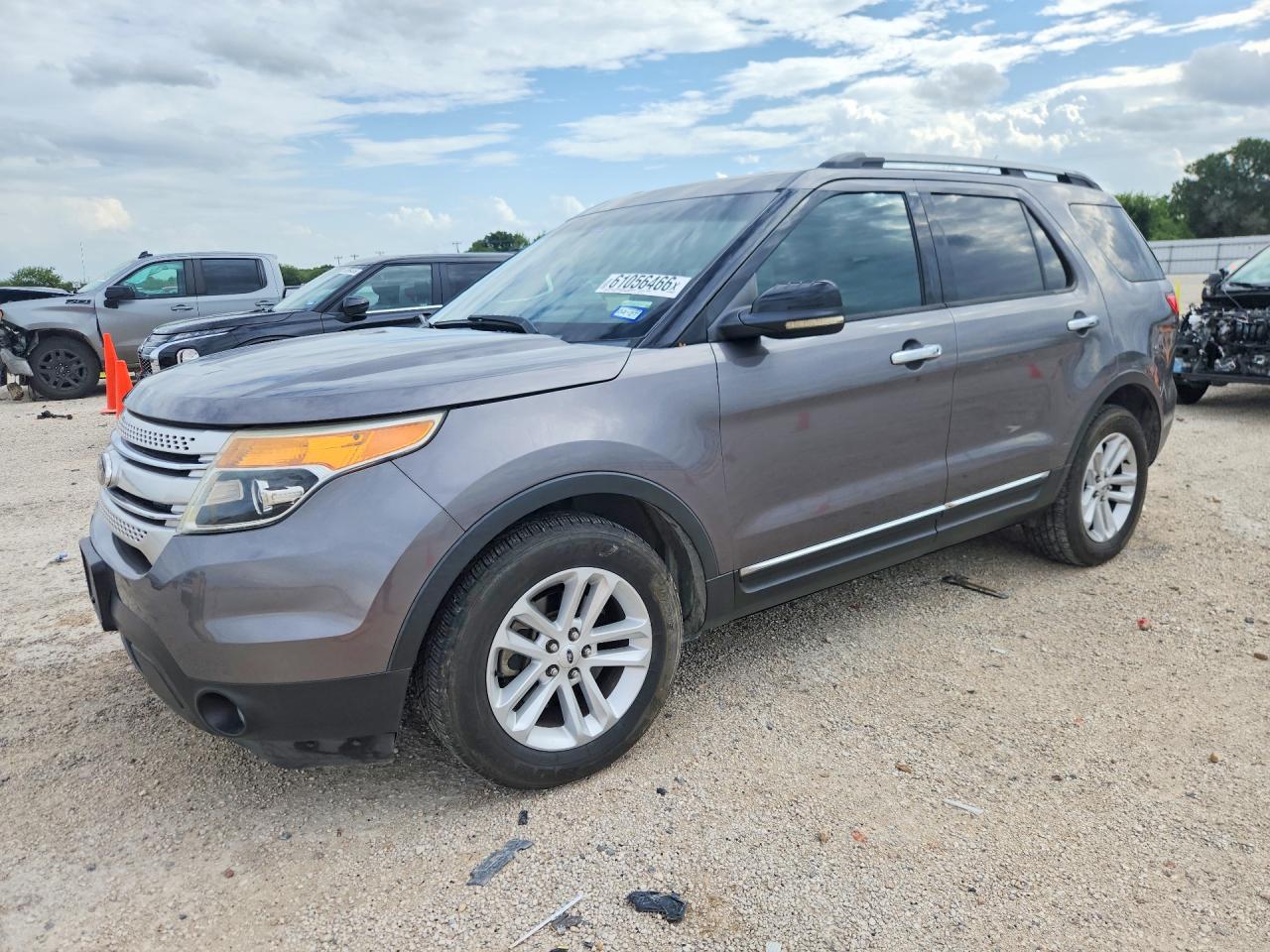 2013 Ford Explorer Xlt Gray vin: 1FM5K7D8XDGA41012