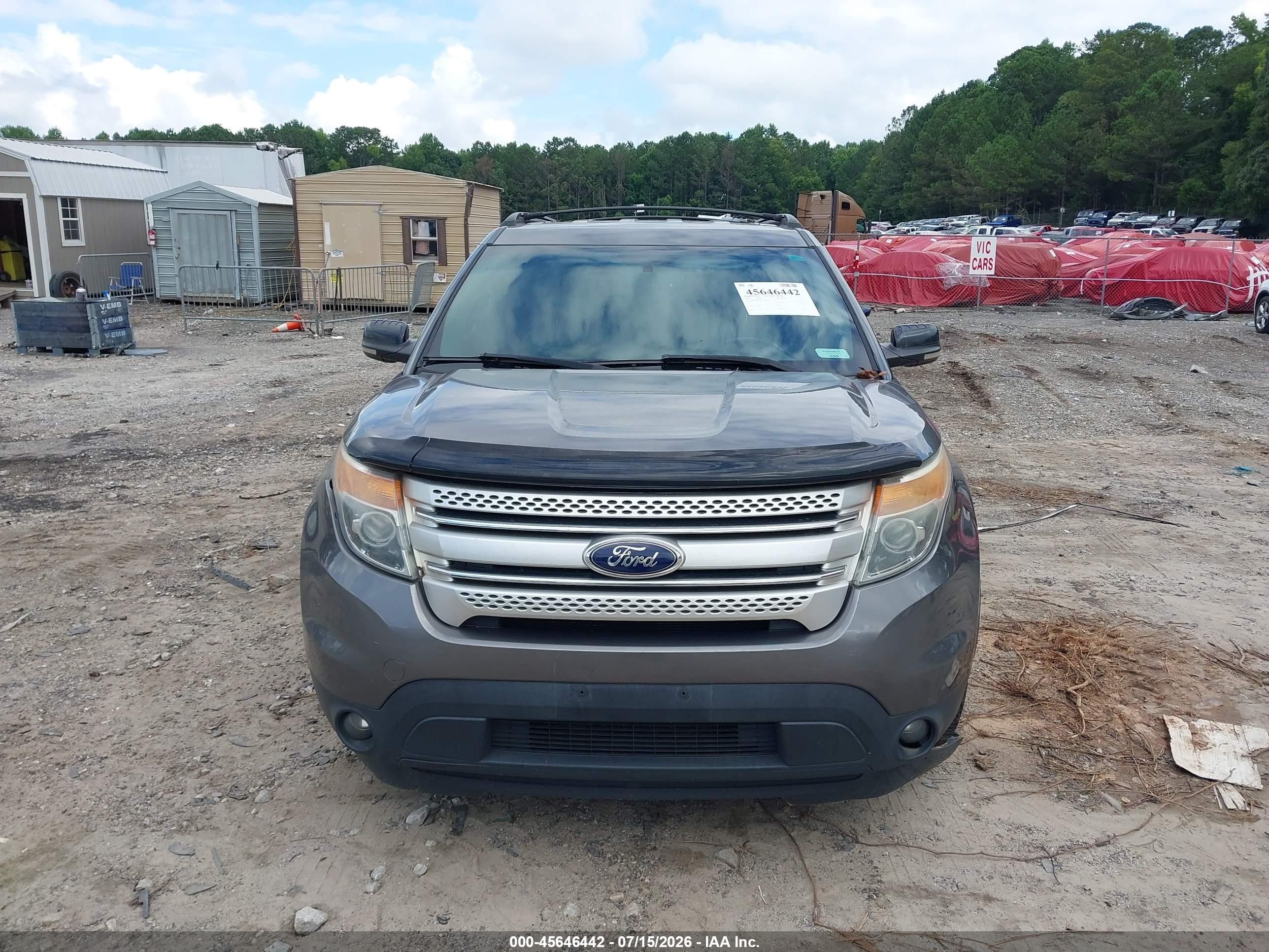 2013 Ford Explorer Xlt Gray vin: 1FM5K7D8XDGA52608