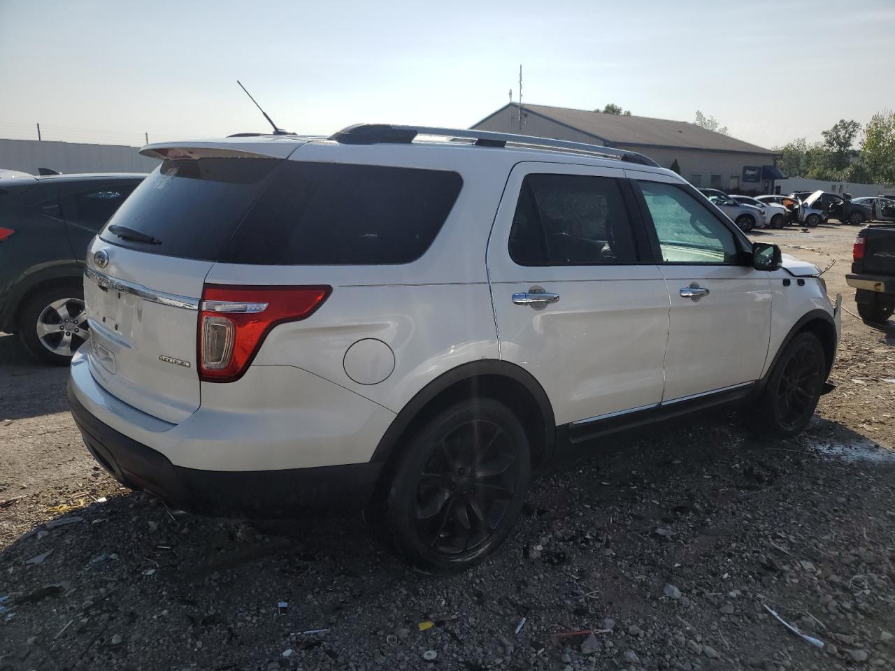 2013 Ford Explorer Xlt White vin: 1FM5K7D8XDGB31972