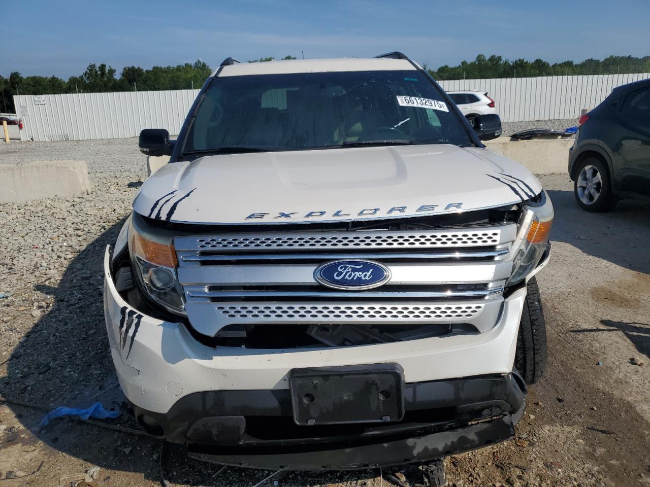 2013 Ford Explorer Xlt White vin: 1FM5K7D8XDGB31972