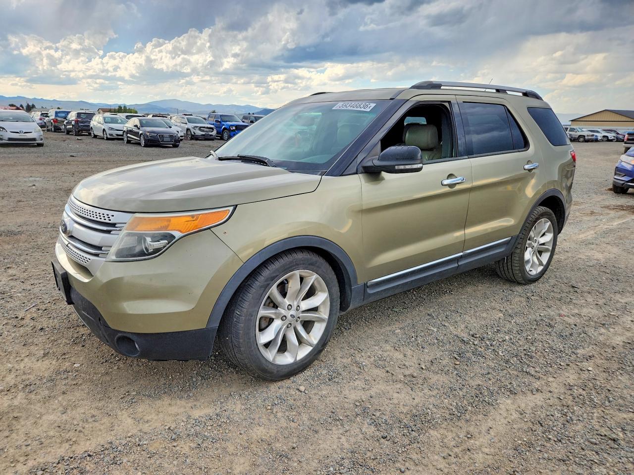 2013 Ford Explorer Xlt Green vin: 1FM5K7D8XDGB34547
