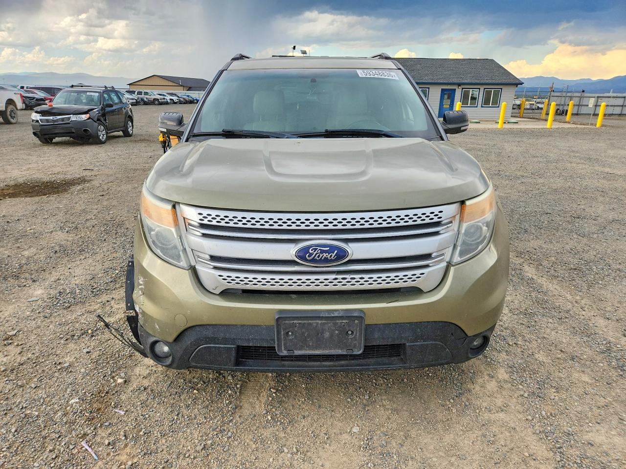 2013 Ford Explorer Xlt Green vin: 1FM5K7D8XDGB34547