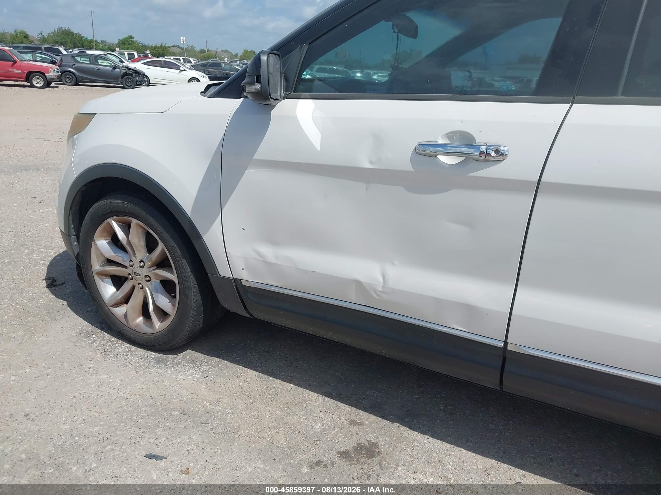 2013 Ford Explorer Xlt Белый vin: 1FM5K7D8XDGB99088