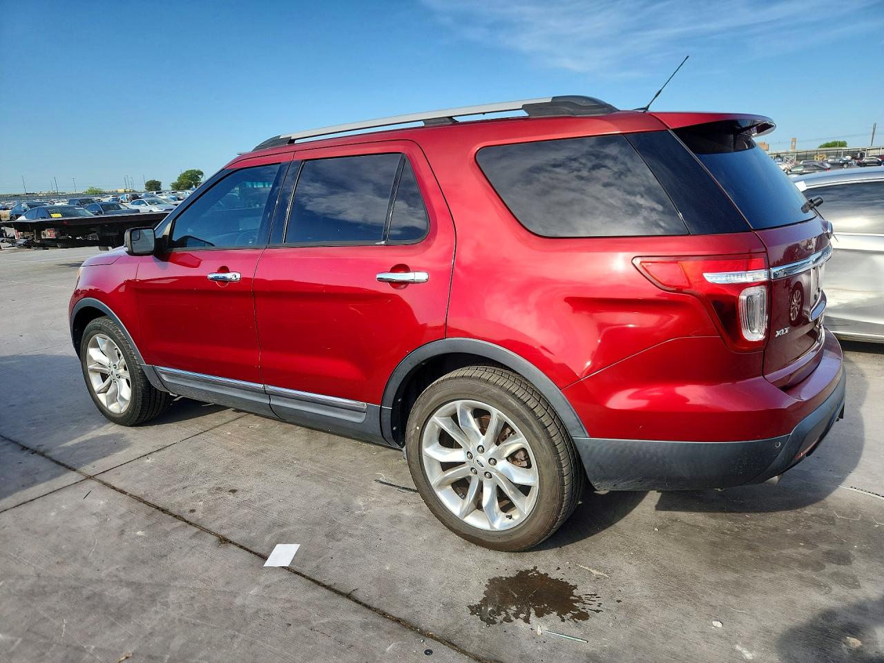2013 Ford Explorer Xlt Red vin: 1FM5K7D8XDGC14530