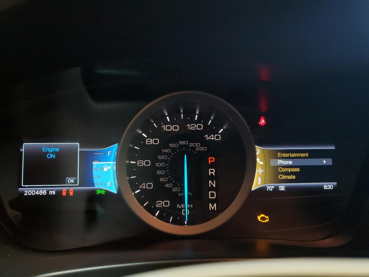 2013 Ford Explorer Xlt Серебряный vin: 1FM5K7D8XDGC25267 Damage: Warning Light - Engine, On, Unacceptable