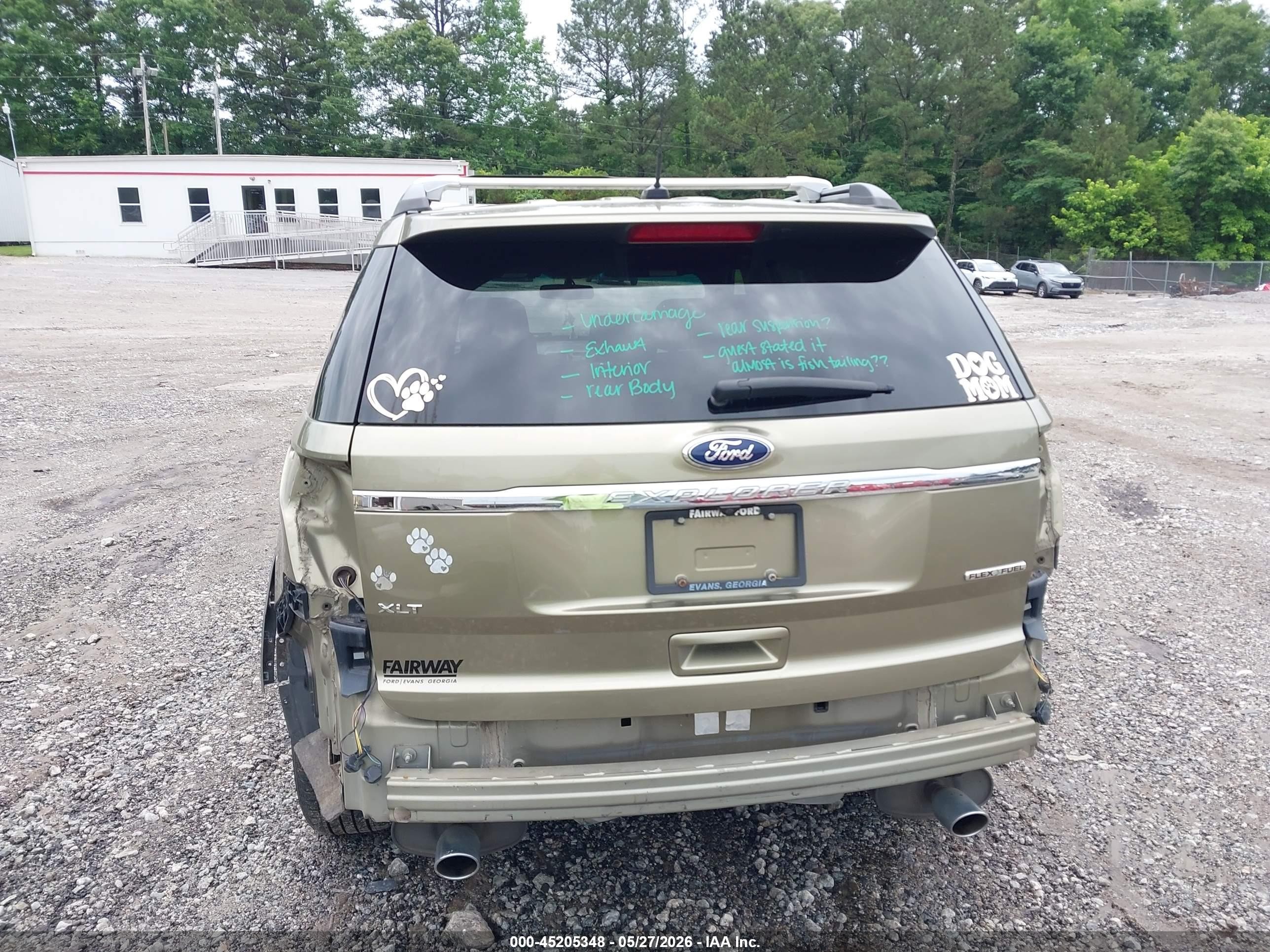 2013 Ford Explorer Xlt Green vin: 1FM5K7D8XDGC25530
