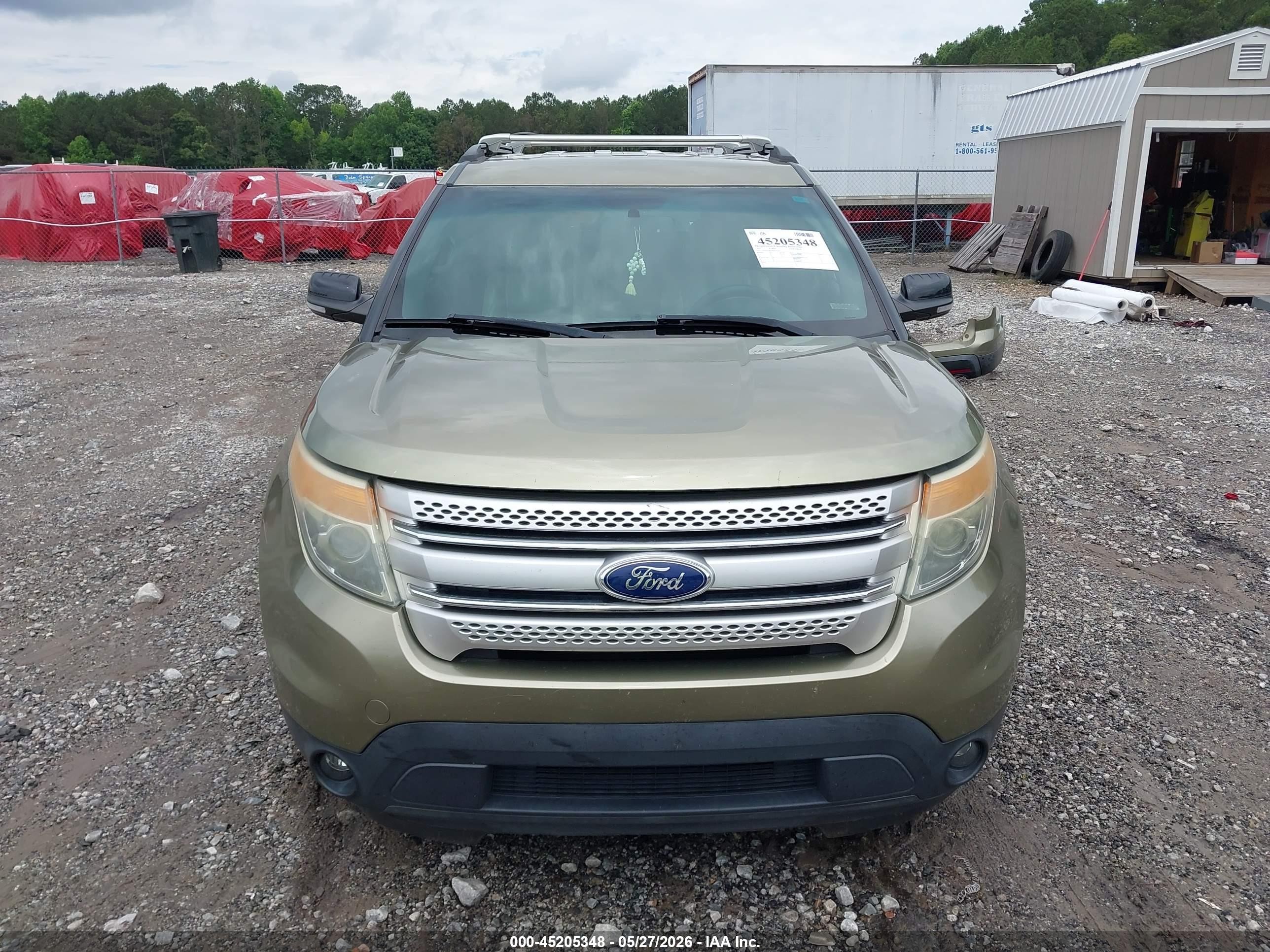 2013 Ford Explorer Xlt Green vin: 1FM5K7D8XDGC25530