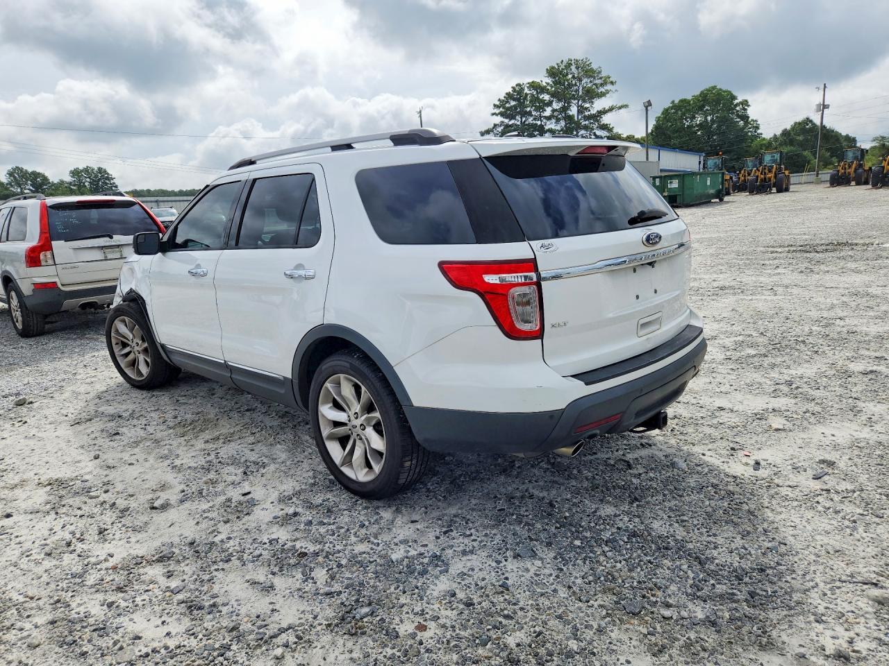 2013 Ford Explorer Xlt White vin: 1FM5K7D8XDGC57443