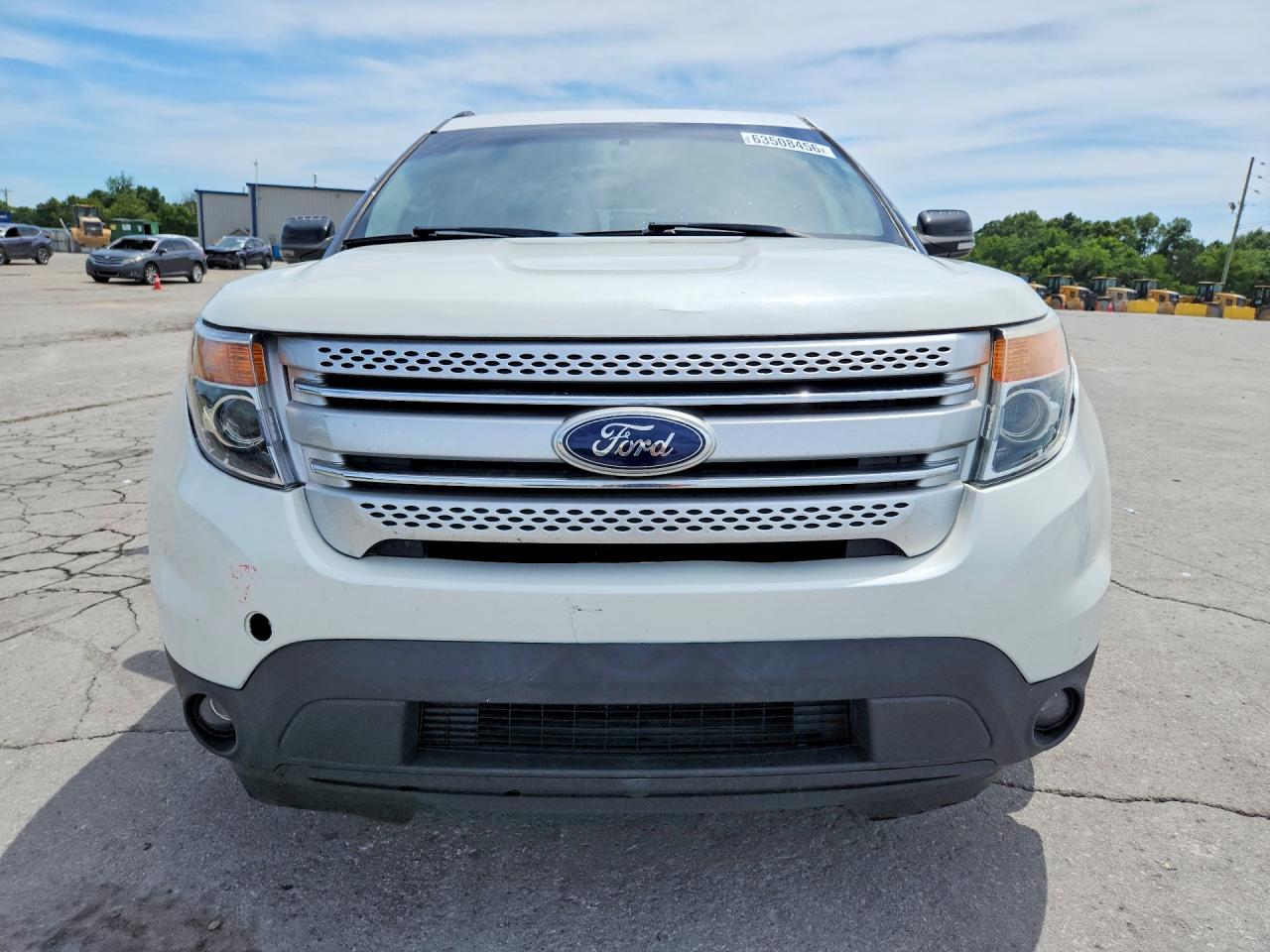 2013 Ford Explorer Xlt White vin: 1FM5K7D8XDGC89793