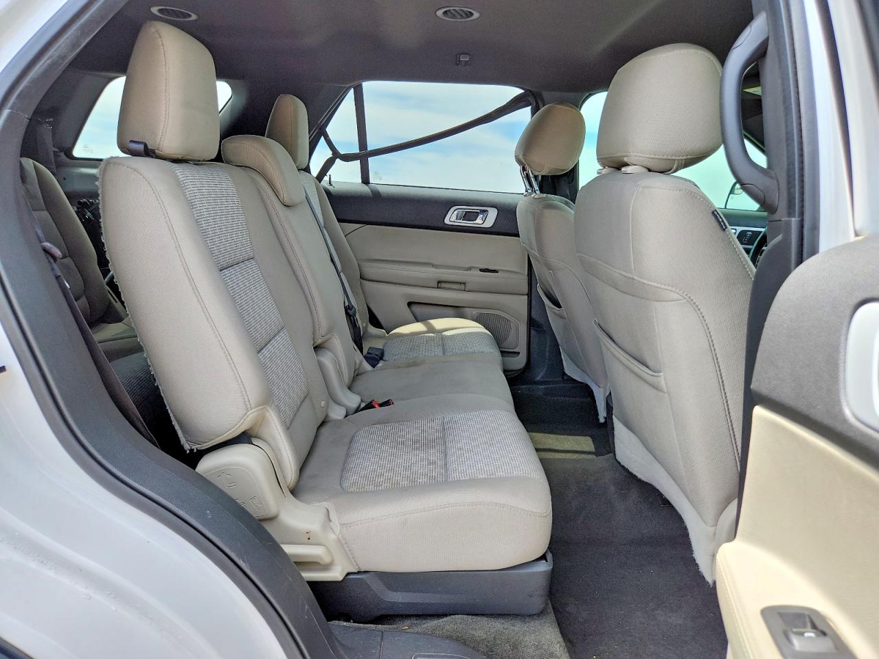 2013 Ford Explorer Xlt White vin: 1FM5K7D8XDGC89793