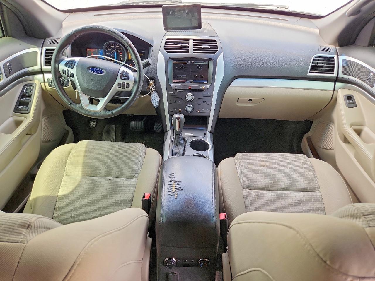 2013 Ford Explorer Xlt White vin: 1FM5K7D8XDGC89793