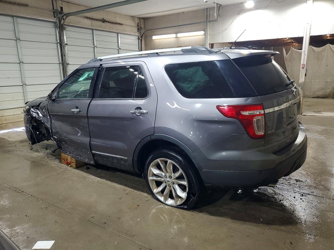 2014 Ford Explorer Xlt Gray vin: 1FM5K7D8XEGA12563