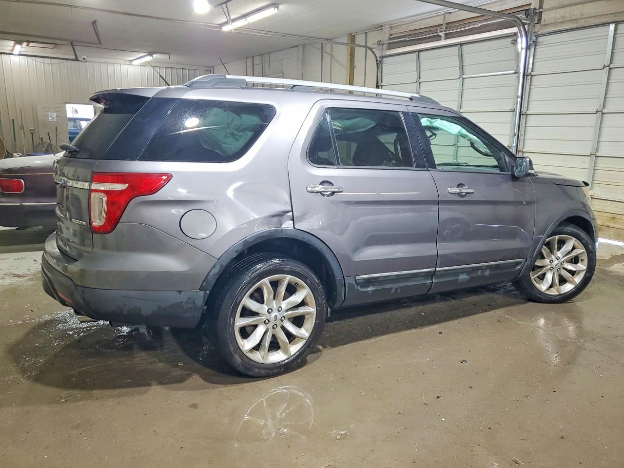 2014 Ford Explorer Xlt Gray vin: 1FM5K7D8XEGA12563