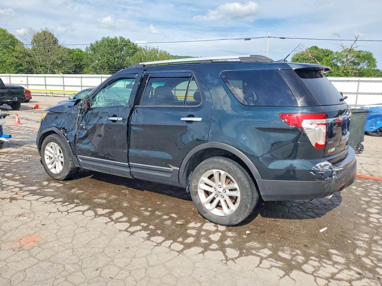 2014 Ford Explorer Xlt Black vin: 1FM5K7D8XEGA41027