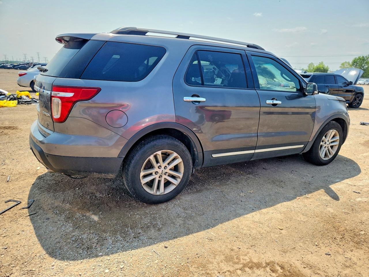 2014 Ford Explorer Xlt Gray vin: 1FM5K7D8XEGA42162
