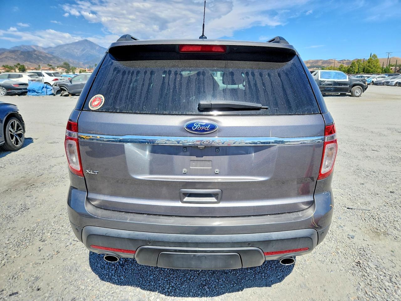 2014 Ford Explorer Xlt Gray vin: 1FM5K7D8XEGA80202