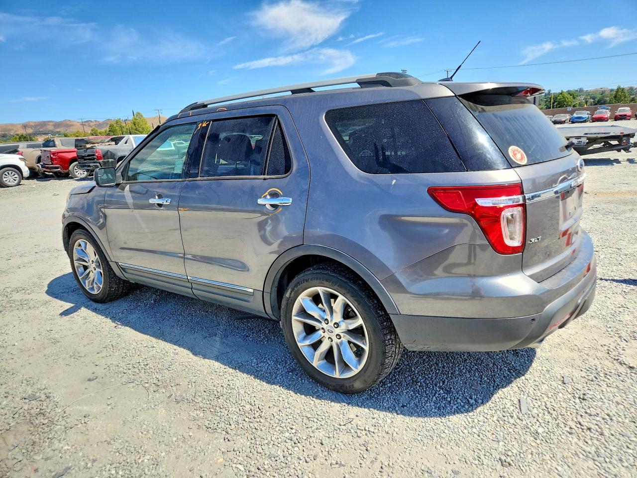 2014 Ford Explorer Xlt Gray vin: 1FM5K7D8XEGA80202