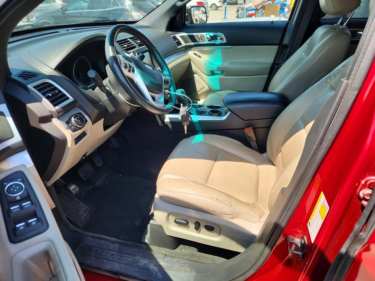 2014 Ford Explorer Xlt Red vin: 1FM5K7D8XEGB09598
