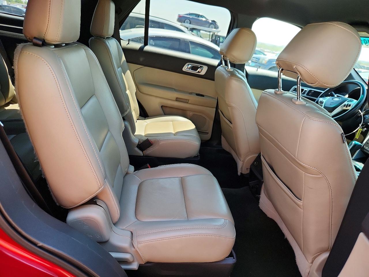 2014 Ford Explorer Xlt Red vin: 1FM5K7D8XEGB09598