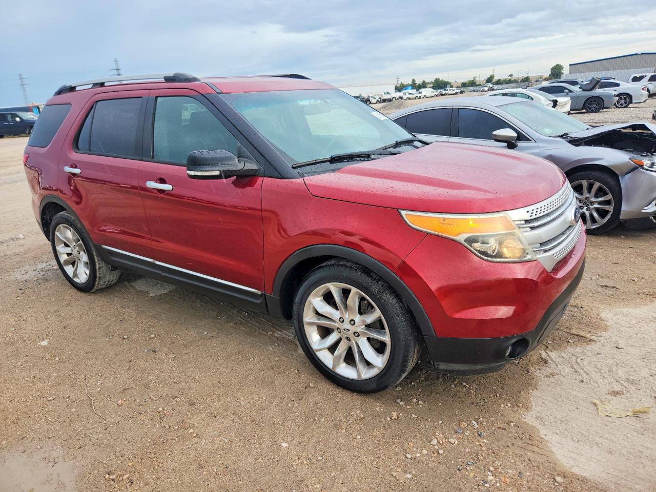 2014 Ford Explorer Xlt Red vin: 1FM5K7D8XEGB58168