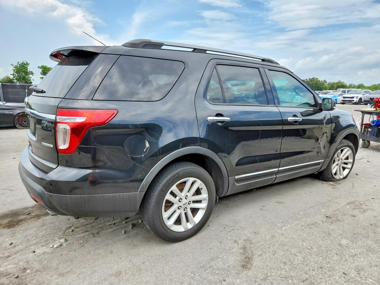 2014 Ford Explorer Xlt Black vin: 1FM5K7D8XEGC05571