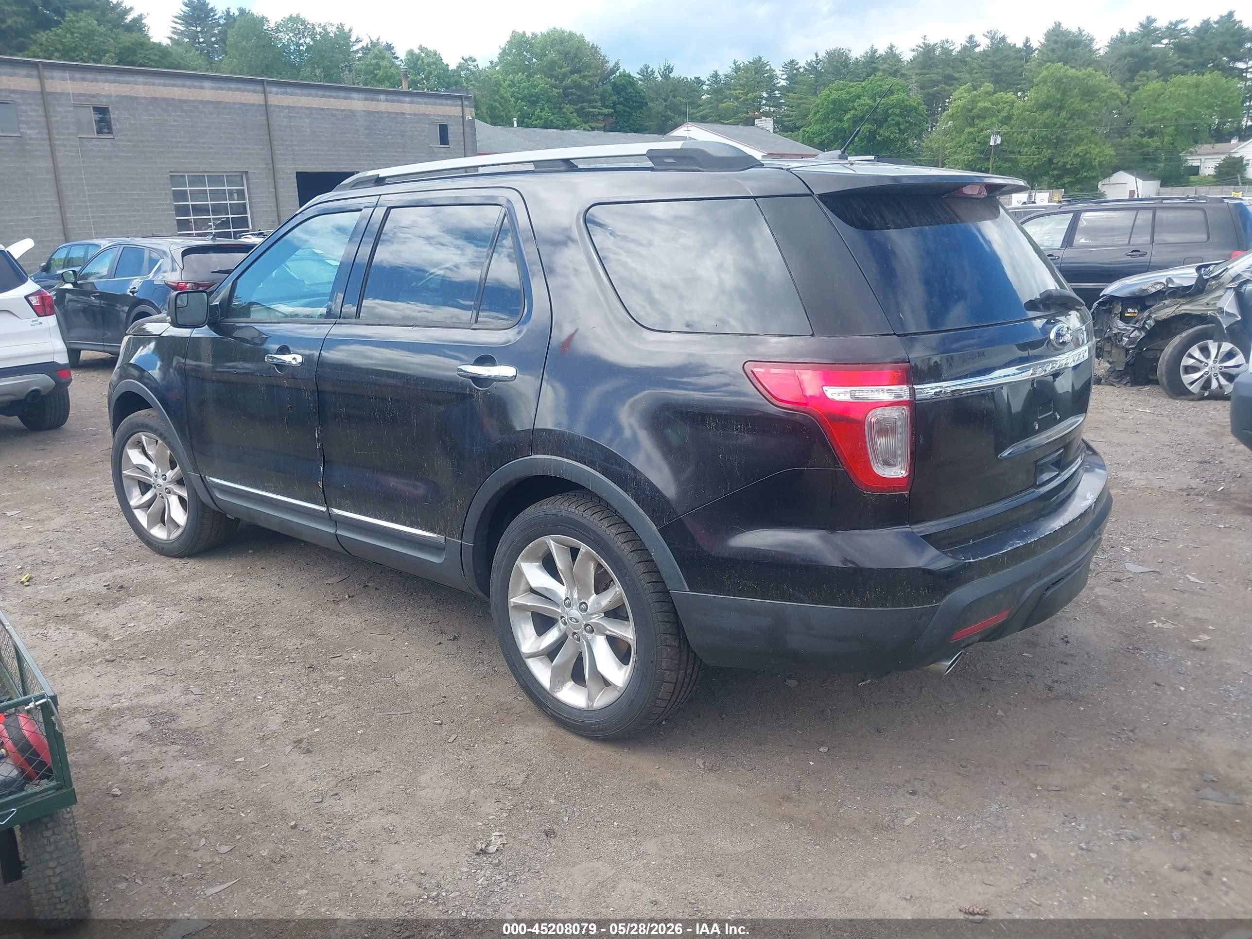 2014 Ford Explorer Xlt Black vin: 1FM5K7D8XEGC19356
