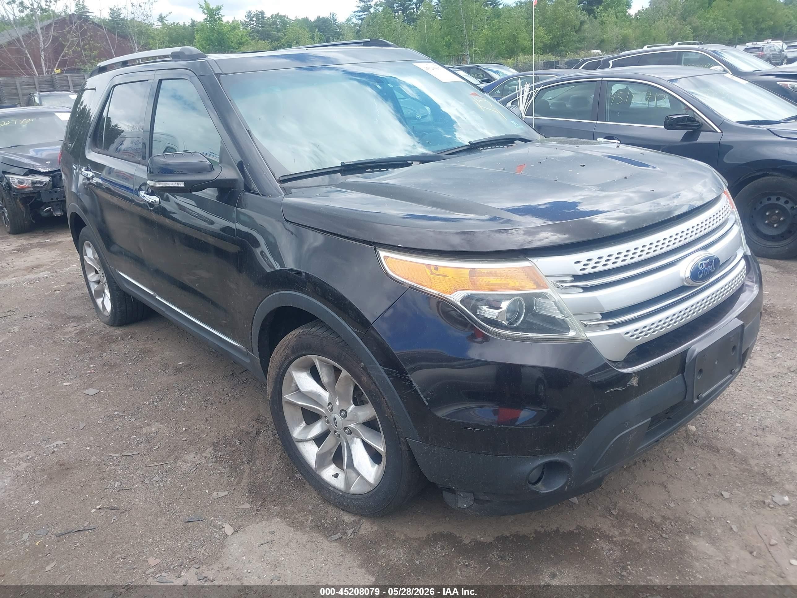 2014 Ford Explorer Xlt Black vin: 1FM5K7D8XEGC19356