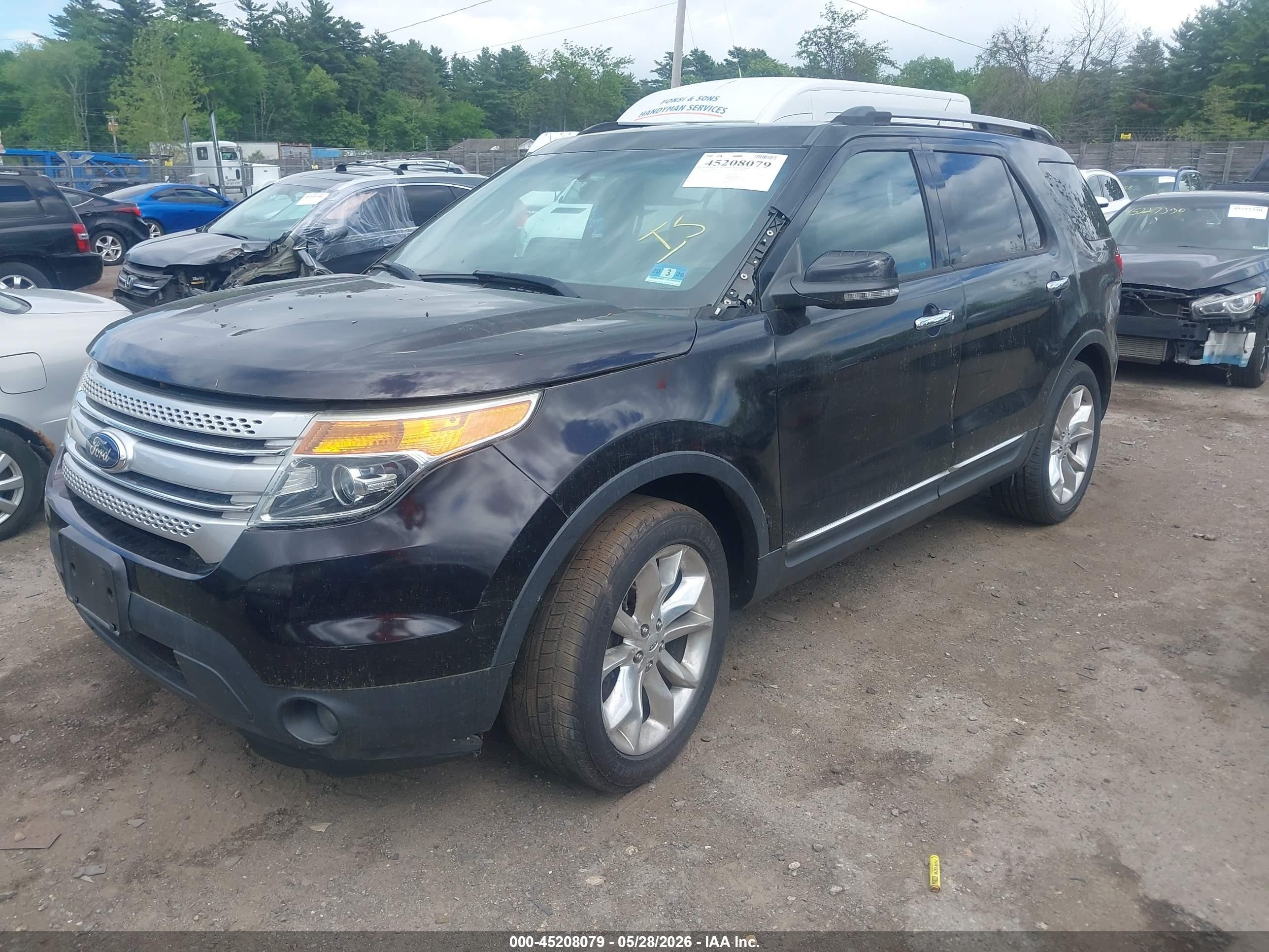 2014 Ford Explorer Xlt Black vin: 1FM5K7D8XEGC19356