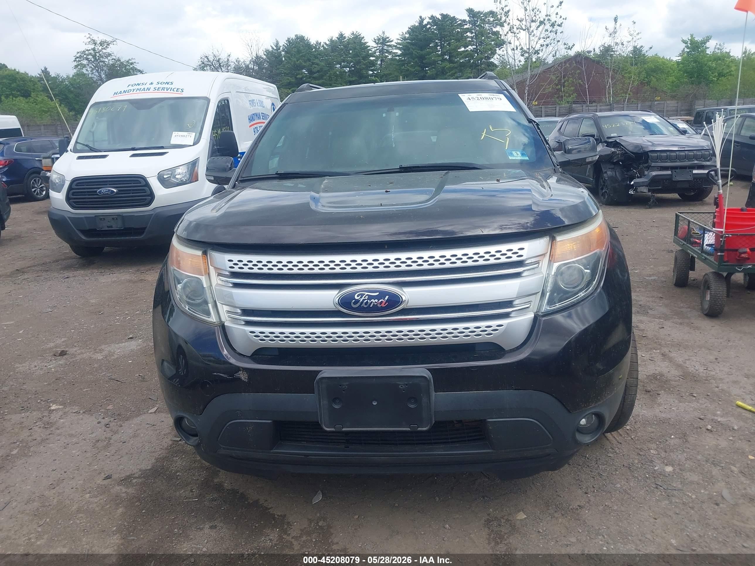 2014 Ford Explorer Xlt Black vin: 1FM5K7D8XEGC19356